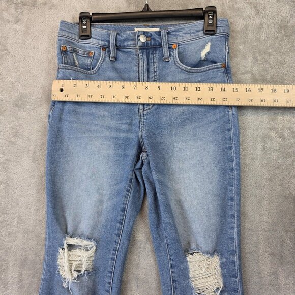 Madewell Jeans Womens 27P The Perfect Vintage Jean Distressed High Rise Denim - Picture 5 of 12